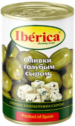 Оливки Iberica с голубым сыром 300 г