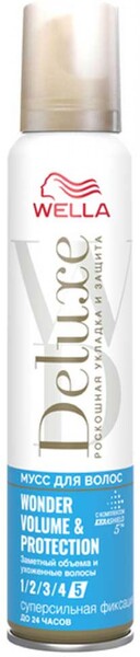 Мусс для волос Wella Deluxe Wonder Volume & Protection, 200 мл