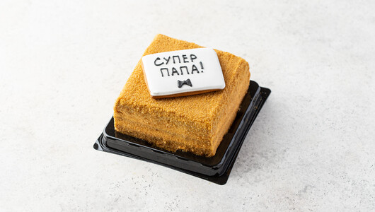 Торт «Новогодний» медово-сметанный