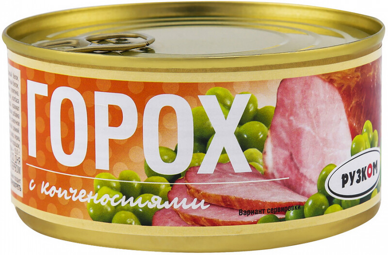 Горох Рузком с копченостями 325 г