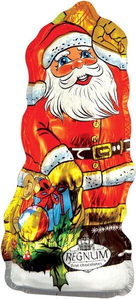 Шоколадная фигура Санта Клаус, Сладкая сказка, 125 гр., обертка фольга / бумага