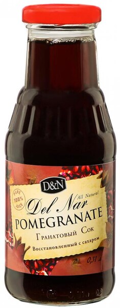 Сок гранатовый Del Nar, 310 мл