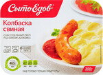 Готовое блюдо СытоЕдов Колбаска свиная с картофельным пюре и соусом Барбекю 300г