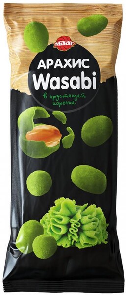 Арахис Мааг в хрустящей корочке со вкусом васаби 60 г