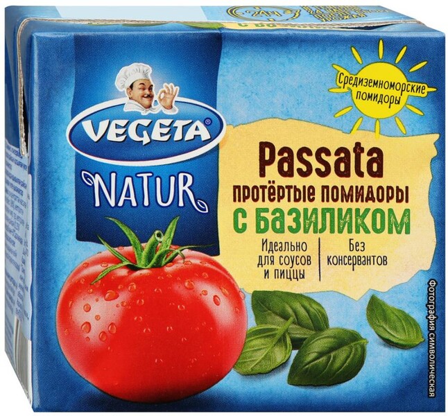 Помидоры протертые с базиликом