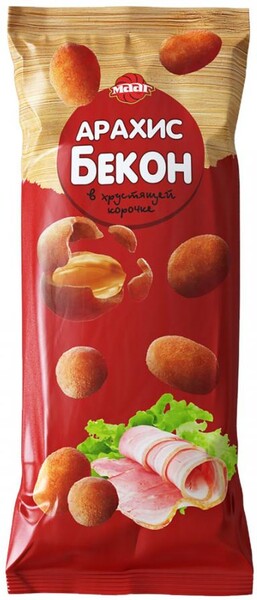 Арахис Мааг в хрустящей корочке со вкусом бекона 60 г