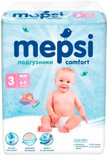 Детские подгузники Mepsi, размер M (6-11 кг) , 64 шт.