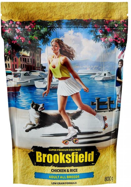 Корм сухой BROOKSFIELD Adult Dog All Breeds низкозерновой Курица и рис для взрослых собак 800 г