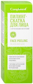 Пилинг-скатка для лица Compliment с фруктовыми кислотами 80мл