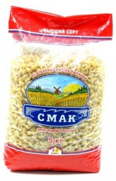 Макароны Смак Ракушки 5 кг