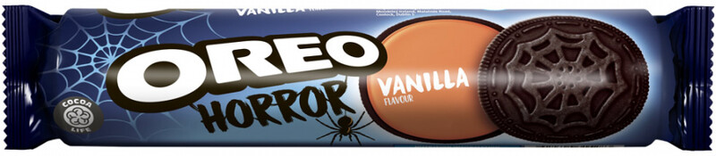 Печенье-сэндвич OREO Horror с какао и ванильной начинкой, 154 г
