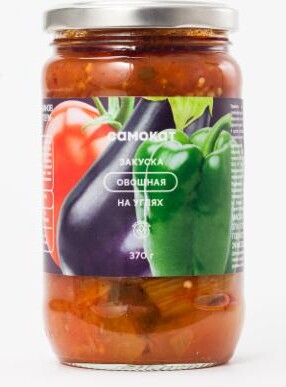 Закуска Самокат овощная, на углях, 370 г