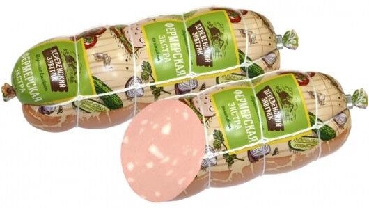 Колбаса Царицыно Фермерская вареная, 500 гр., сетка