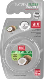 Зубная нить Splat Natural Wax с ароматом кокоса 40 м