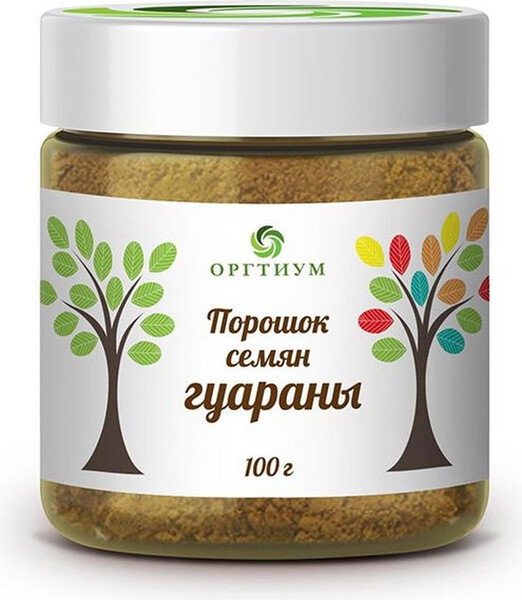 Гуарана, порошок Оргтиум, 100 г