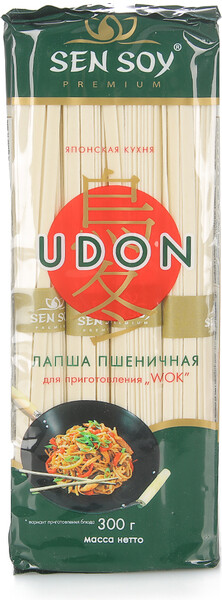 Лапша пшеничная Sen Soy Udon 0,3кг