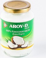 Кокосовое масло 100% Extra virgin Aroy-D, 450 мл