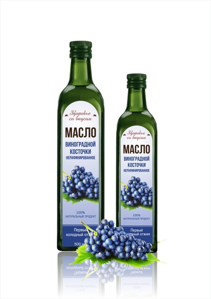 Масло виноградной косточки растительное нерафинированное первый холоный отжим 250 мл Дом Кедра