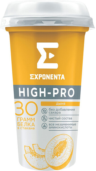 Напиток Exponenta High-pro кисломолочный дыня 250 г
