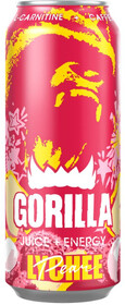 Энергетический напиток Gorilla Личи-Груша 0.45л