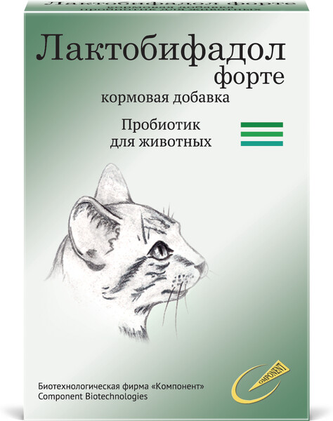 Лактобифадол Форте для кошек 50г   