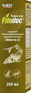 Фитодок Рыбий жир для кошек и собак, 250мл