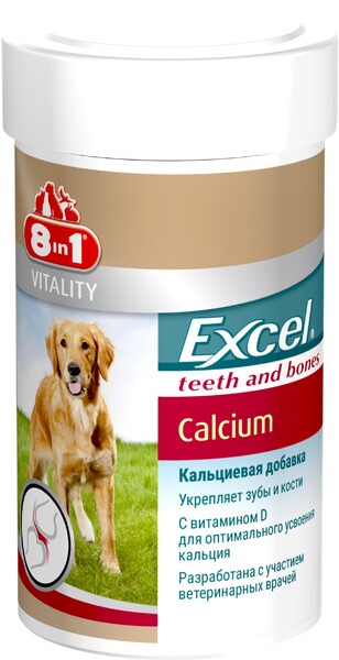 Excel Calcium кальциевая добавка для собак, 155таб.