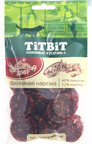 Лакомство для собак нарезка Филейная с говядиной и индейкой