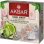 Чай Akbar Earl Grey 100 пак.*2 гр. с/я (6)