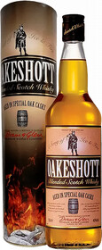 Виски Oakeshott Blended Scotch Whisky (gift box) 0.5л