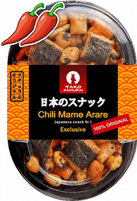 Орехи Tako Samurai Японские снеки из бобовых Chili Mame Arare