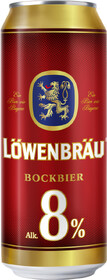 Пиво Lowenbrau крепкое ж/б, 0,45л