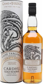 Виски Game of Thrones House Targaryen Cardhu Gold Reserve Single Malt Scotch Whisky (gift box) 0.7л