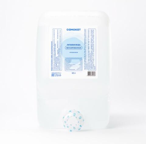 Вода Самокат артезианская, негазированная, 10 л