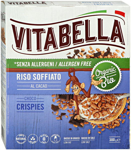 Рис Vitabella шоколадный органический 300 г
