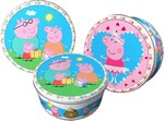 Кондитерские изделия Сладкая сказка Печенье в жестянной банке PEPPA PIG 150 гр. сдобное (12) (МС-6-30)