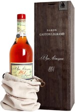 Арманьяк «Baron G. Legrand 1981 Bas Armagnac» в деревянной подарочной упаковке, 0.7 л