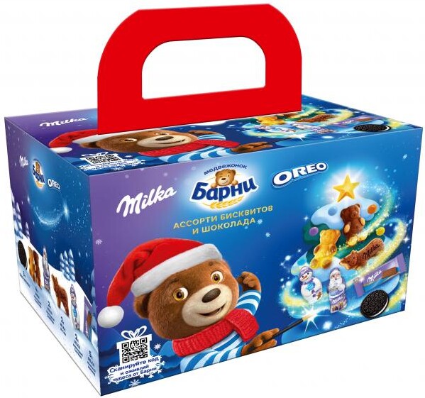 Набор Бисквитов Мilka Барни Оrео 361гр