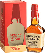 Виски Maker's Mark Kentucky Straight Bourbon Whisky (gift box) 0.7л