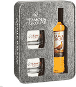 Виски Famous Grouse 3 y.o. Blended Scotch Whisky (gift box with two glasses) 0.7л