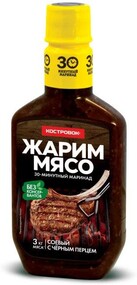 Маринад для шашлыка Костровок Соевый с черным перцем 300г