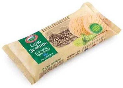 Мороженое пломбир «Село Зеленое» крем-брюле, 200 г