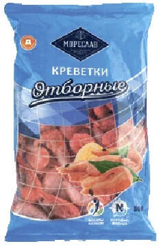 Креветки Мореслав Аргентинские очищенные свежемороженые 500 г