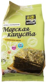 Морская капуста Midori в оливковом масле, 17 г