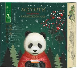 Чайный набор «Зеленая Панда» ассорти, 48 г