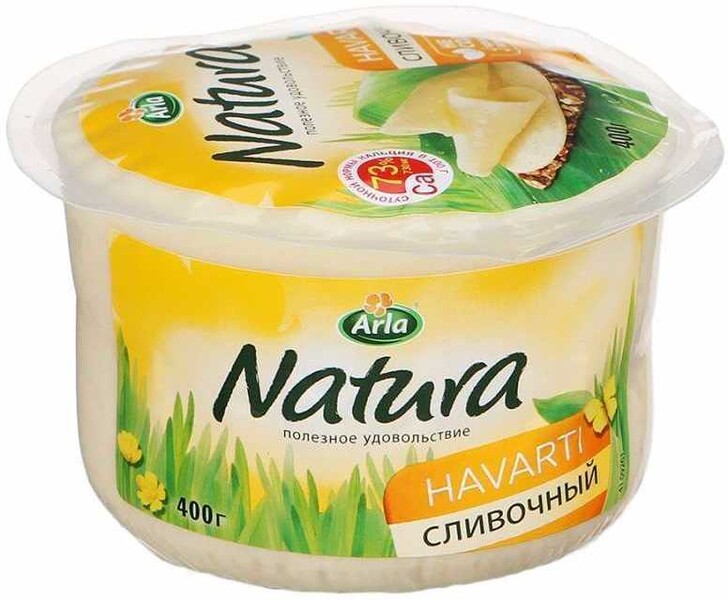 Сыр Arla Natura сливочный 45%, 400г