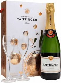 Игристое вино Taittinger Brut Reserve Champagne AOC (gift box) 1.5л