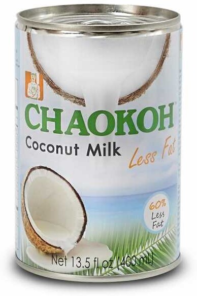 Молоко Chaokoh кокосовое с пониженным содержанием жира, 400мл