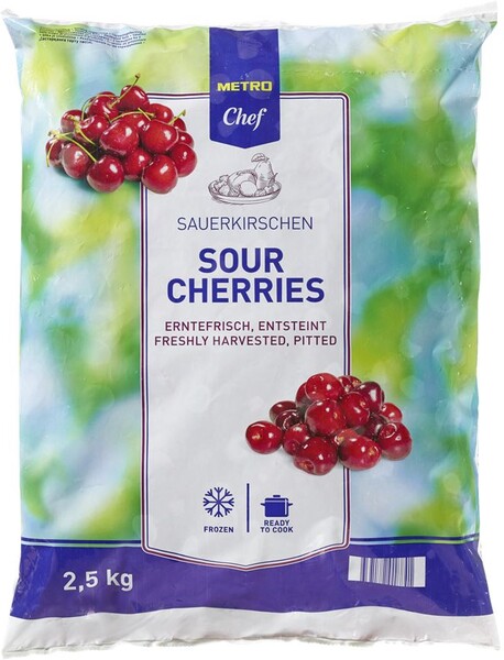 Вишня Metro Chef без косточки быстрозамороженная 2,5 кг