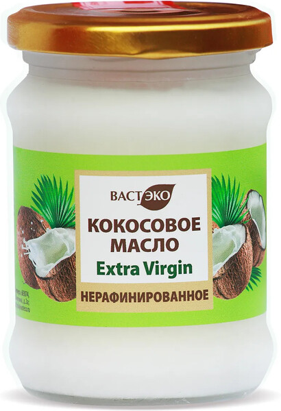 Масло кокосовое нерафинированное “Extra Virgin” 230 мл